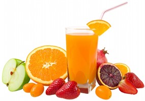 鲜榨水果汁图片